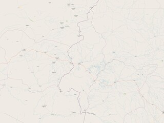 West Darfur, Sudan. OSM. No legend