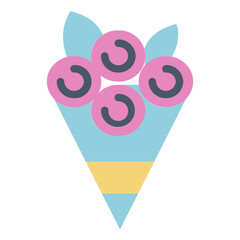 flower bouquet icon