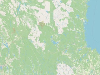 Dalarna, Sweden. OSM. No legend