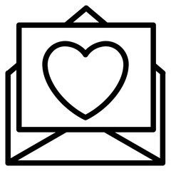 wedding invitation icon