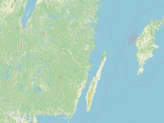 Kalmar, Sweden. OSM. No legend © Yarr65