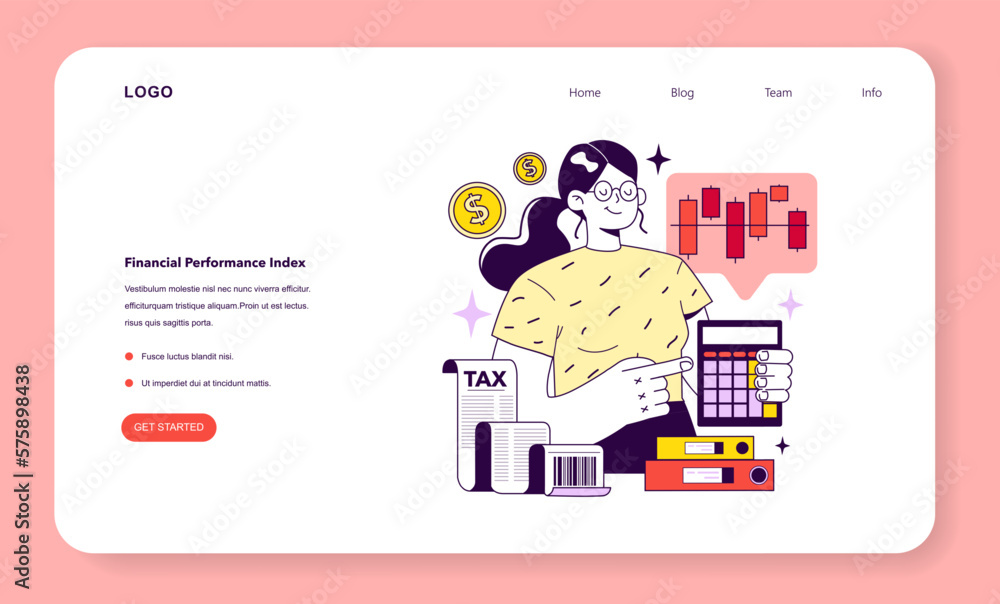 Poster financial performance index implementation benefit for company
