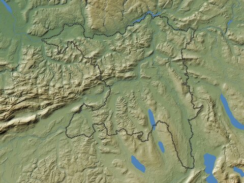 Aargau, Switzerland. Physical. No legend