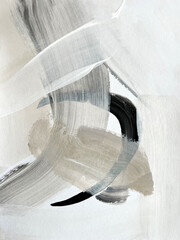 Abstract Art Painting. Modern art landscape. Contemporary art. 