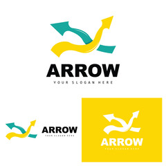 Arrow Direction Logo, Directional Direction Vector Icon, A Letter Model Design