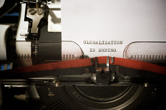 Globalization is ending text