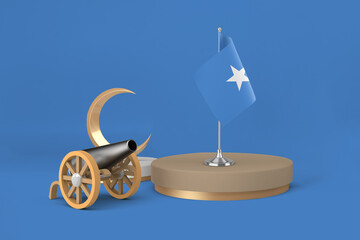 Ramadan Somalia Cannon and Crescent