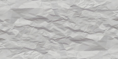 Crumpled white creased paper sheet texture can be use as background. Ragged White Paper, white waxed packing paper texture.