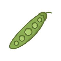 peas icon vector design template in white background