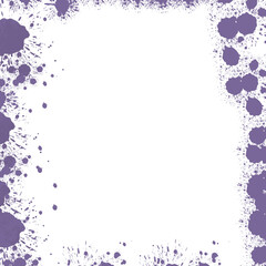 grungy paint color splash drop, hand made creative splash or splatter stroke set isolated white background. Abstract grunge dirty stains group 