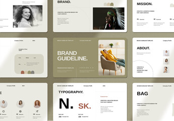 Minimal Brand Guideline Presentation Template