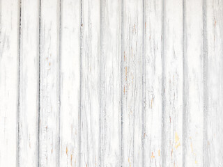 Fototapeta na wymiar Background white old wooden planks board texture.