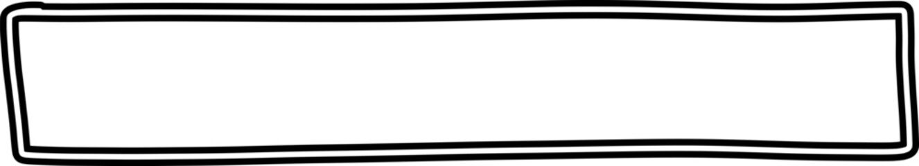 Obraz premium Outline Text Banner 