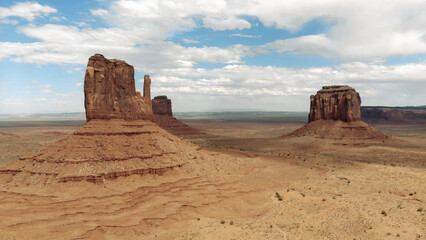 Epic view of the Monument Valley