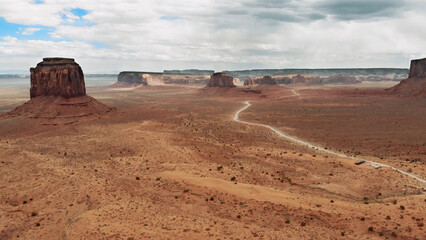 Epic view of the Monument Valley