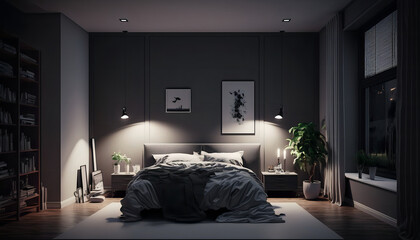 Modern Bedroom Sleeping Room
