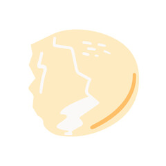 Hand Drawn Egg In The Shell Illustration