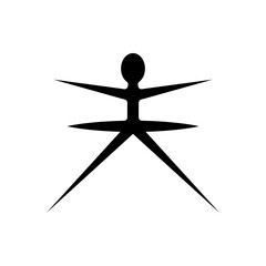 Ballet dances icon. Ballerina dancing. 