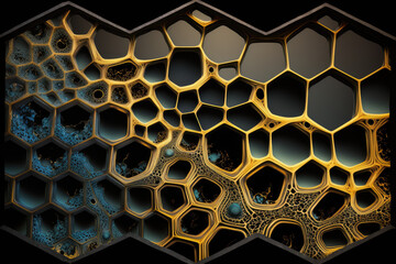 Lavish Honeycomb Background