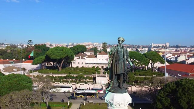 Afonso de Albuquerque Square, Lisbon, Portugal