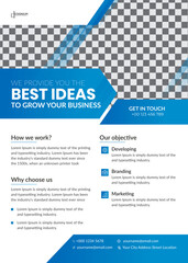 Business flyer template design