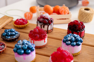 Soap cake on the background of the kitchen