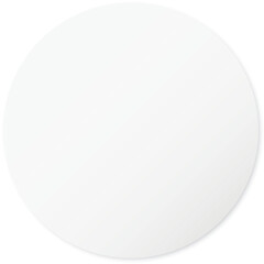 white round sticker banner - vector design element