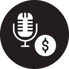 podcast glyph icon