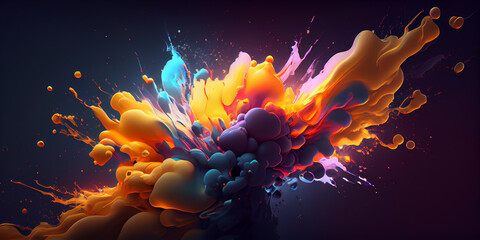 Obraz premium 3D abstract art background design