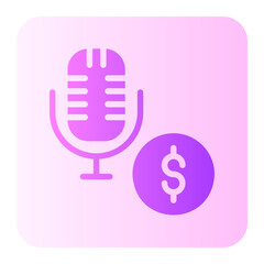 podcast gradient icon