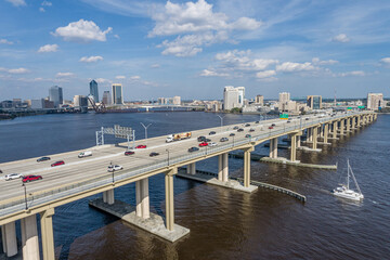 Obraz premium downtown Jacksonville FL 