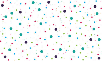 Colorful background with confetti