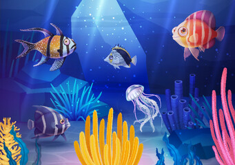 Underwater World Cartoon