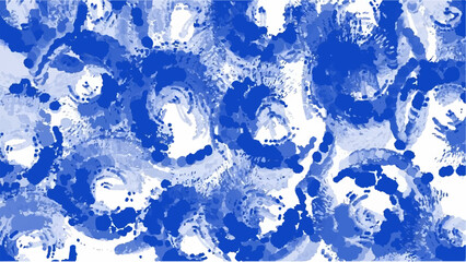 Abstract blue watercolor background for your design, watercolor background concept, vector.