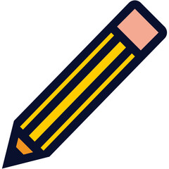 Graphite Pencil Color Icon