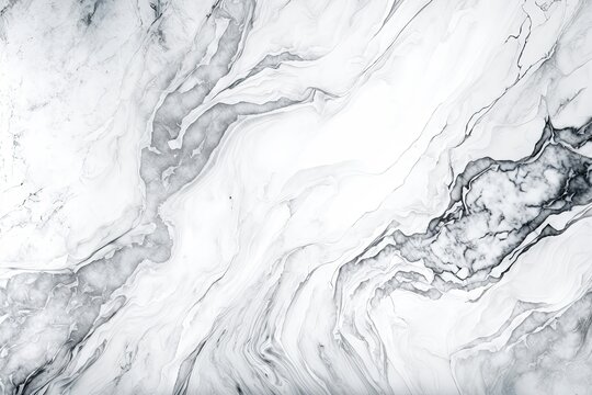 Abstract silver watercolor marble background. Generative AI