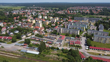 Dobre Miasto z drona © Grzegorz Lenkiewicz