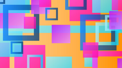 Abstract Geometric Background with Vibrant Colors