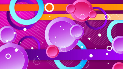 Fototapeta premium Abstract Geometric Background with Vibrant Colors