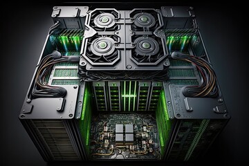 The Engine Behind Efficient Computing: Exploring the Mechanics of a Datacenter Generative AI