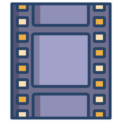 Obraz premium film reel icon