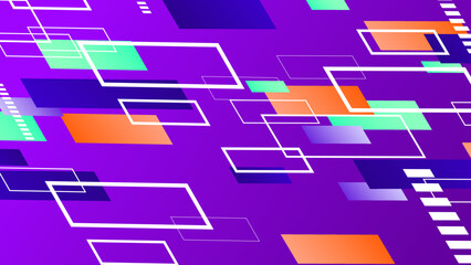 Contemporary Vector Design with Rainbow Spectrum