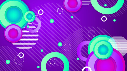 Abstract Geometric Background with Vibrant Colors