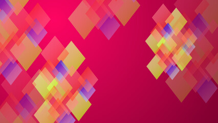 Colorful Polygonal Background with Symmetrical Shapes