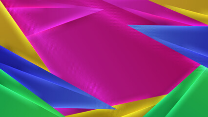 Colorful vibrant geometric modern abstract vector background with creative dynamic and stylish geometric composition