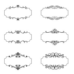 Decorative Frame With Floral Ornament