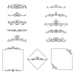 Decorative Frame With Floral Ornament