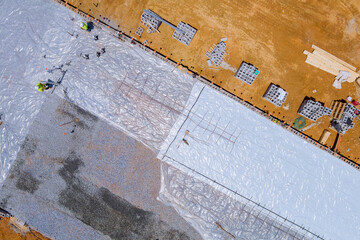 In order to waterproof foundation, it is necessary to lay polyethylene before pouring concrete