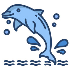 Obraz premium Dolphin icon