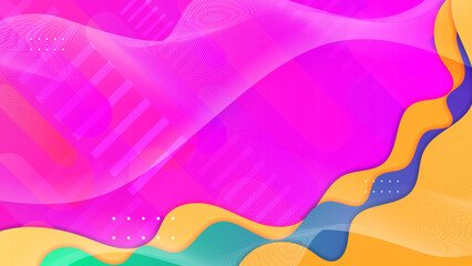 Abstract Geometric Background with Vibrant Colors
